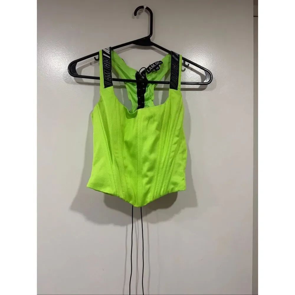 I AM GIA green size XS corset